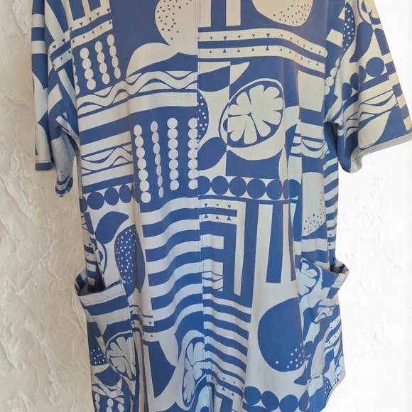 FP Movement by Free People Blue and White Graphic Dress - Picture 2 of 3